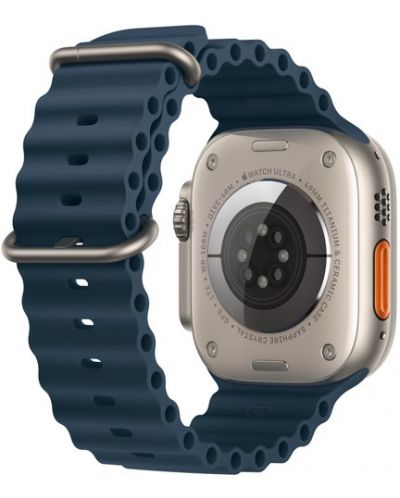 Удължител за каишка Apple - Ocean, Apple Watch, 49 mm, синя - 4